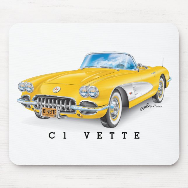 C-ONE AUTOMOBILE ART MOUSE MAT (Front)