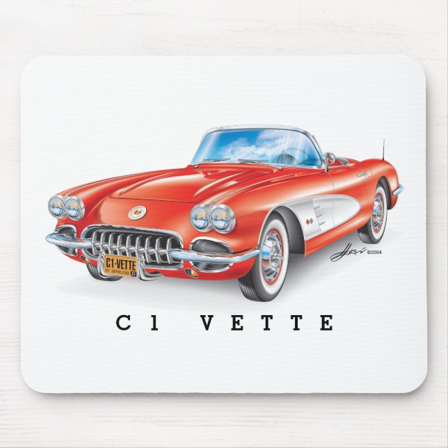 C-ONE AUTOMOBILE ART MOUSE MAT (Front)