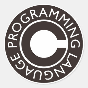 C_PROGRAMMING_LANGUAGE CLASSIC ROUND STICKER