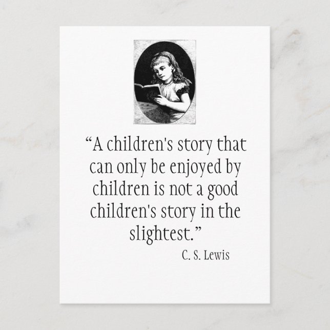C.S. Lewis Quote Postcard (Front)