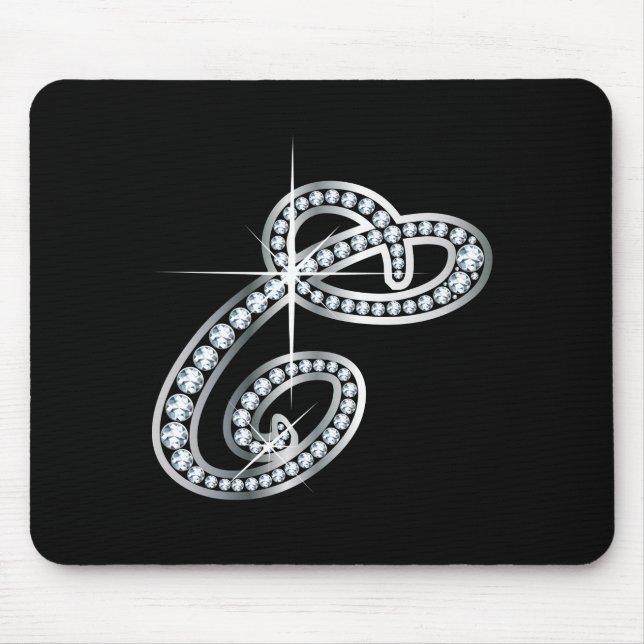 C Script "Diamond Bling" Mouse Mat (Front)