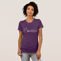 C-Section Strong Purple Short-Sleeved T-Shirt