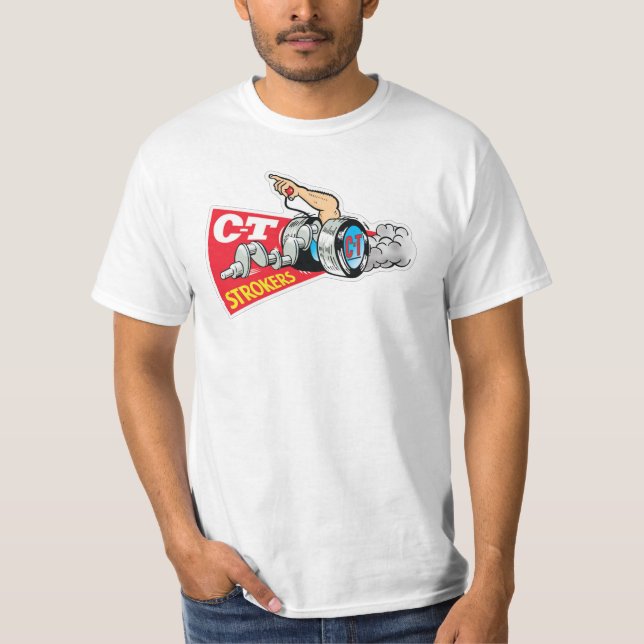 C-T Strokers Drag Racing T-Shirt (Front)