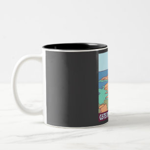 C�te de Granit Rose � France Two-Tone Coffee Mug