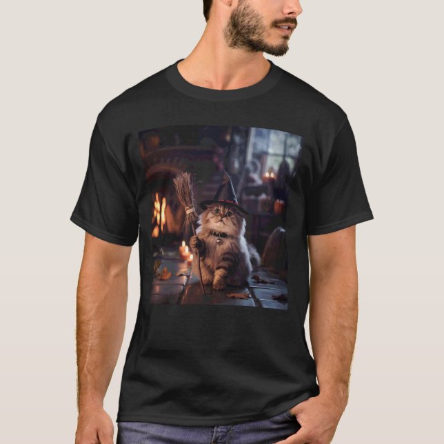 C:\Users\Administrator\Downloads\CAT 2\Wizard Cat  T-Shirt (Front)