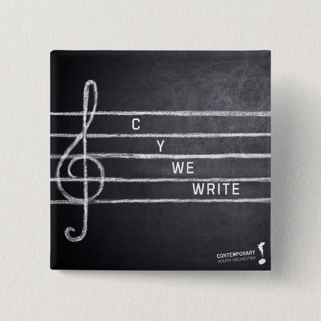 C Y We Write Button Pin (Front)