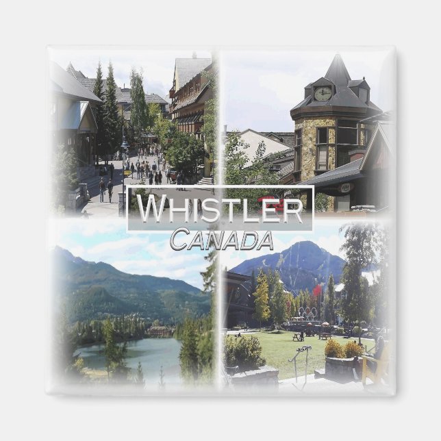 CA0026 America, Canada, Whistler, Fridge  Magnet (Front)