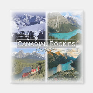 CA0027 America, Canada, Canadian Rockies, Fridge  Magnet
