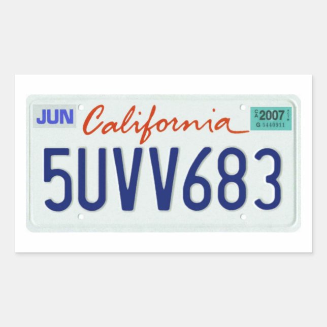 CA2007 RECTANGULAR STICKER (Front)