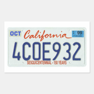 CA99 RECTANGULAR STICKER