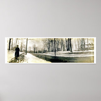 Ca. 1900 Highland Short Hills NJ Panorama Poster