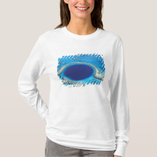 CA, Belise. Aerial view of Blue Hole (diameter T-Shirt
