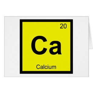 Ca - Calcium Chemistry Periodic Table Symbol