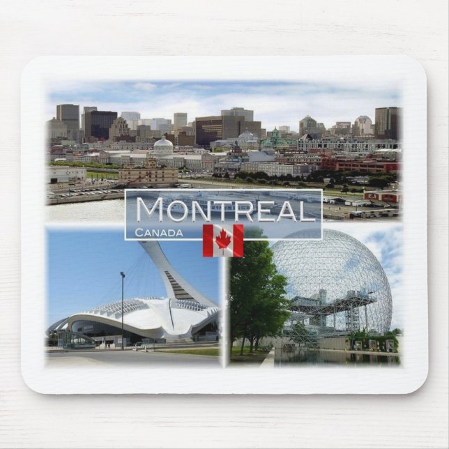 CA  Canada - Montreal - Old Port - Biodôme Mouse Mat (Front)
