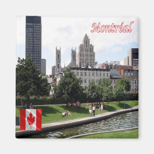 CA - Canada - Montreal - Panorama Magnet