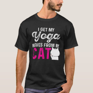 Ca Cat Yoga Positions for Yogi or Cat Lady T-Shirt