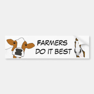 CA-  Farmers do it Best Bumper Sticker