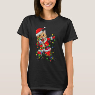 Ca For Boys Girls Men Christmas Tree Lights T-Shirt