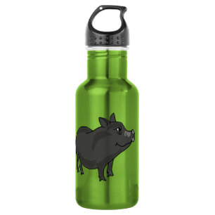 CA- Funny Pot Bellied Pig 532 Ml Water Bottle