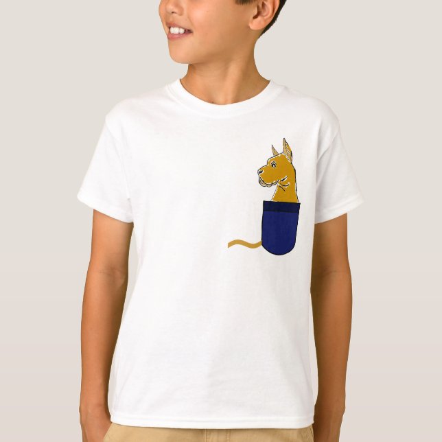 CA- Great Dane in a Pocket Shirt (Front)