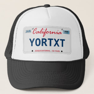 CA License Hat
