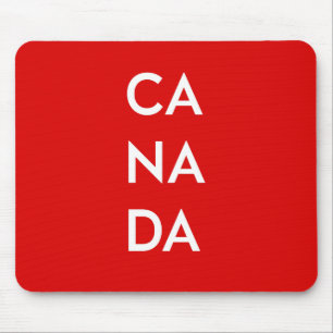Ca Na Da Canada Dark Monotone Mouse Mat