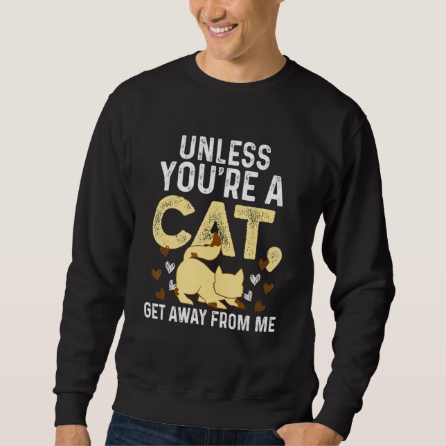 Ca Sarcastic Cat Tee Introver Cat Tee (Front)