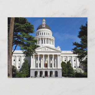 CA state capitol building - Sacramento Postcard