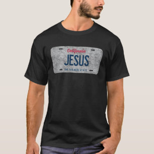 CA State Vanity License Plate JESUS T-Shirt