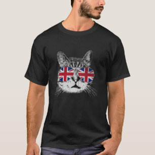 Ca Union Jack Flag Country Retro England British U T-Shirt