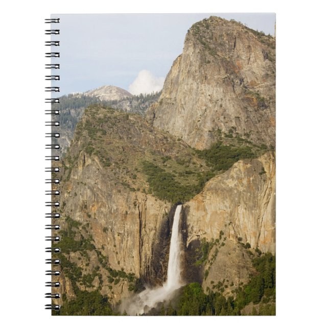 CA, Yosemite NP, Bridalveil Falls Notebook (Front)
