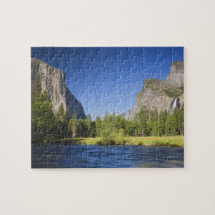 CA, Yosemite NP, Valley view with El Capitan, Jigsaw Puzzle