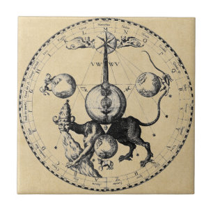 Cabala Emblem Mandala Tile