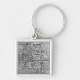 Cabalistic amulet key ring