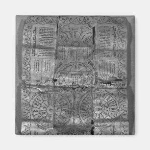 Cabalistic amulet magnet