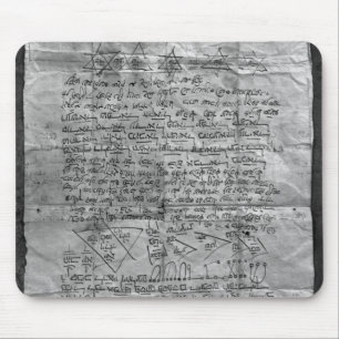 Cabalistic amulet mouse mat