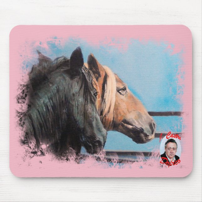 Caballos/Cabalos/Horses Mouse Mat (Front)
