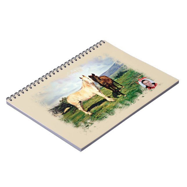 Caballos/Cabalos/Horses Notebook (Left Side)