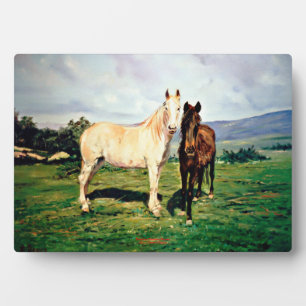 Caballos/Cabalos/Horses Plaque