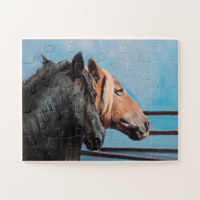 Caballos Jigsaw Puzzle (Horizontal)