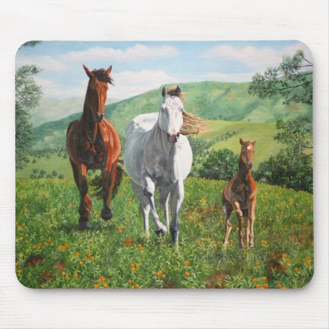 caballos mouse mat (Front)