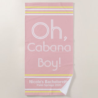 Cabana Boy Beach Towel