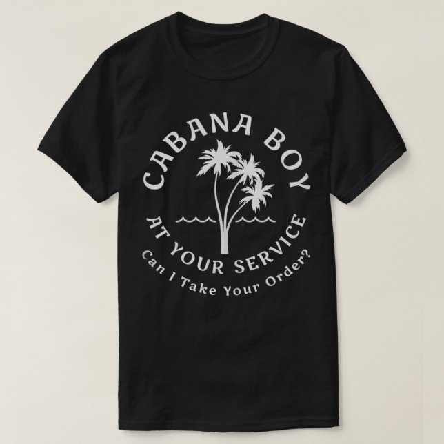 Cabana Boy Funny Novelty Humour  T-Shirt (Design Front)