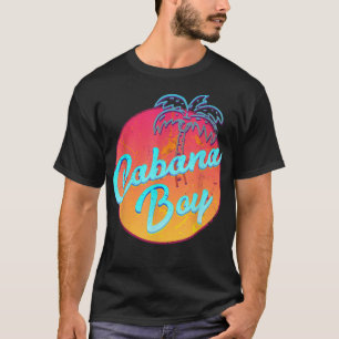 Cabana Boy   Funny Pool Guy Palm Tee