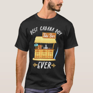 Cabana Boy Tiki Bar Beach Limbo Surfing Bartender  T-Shirt