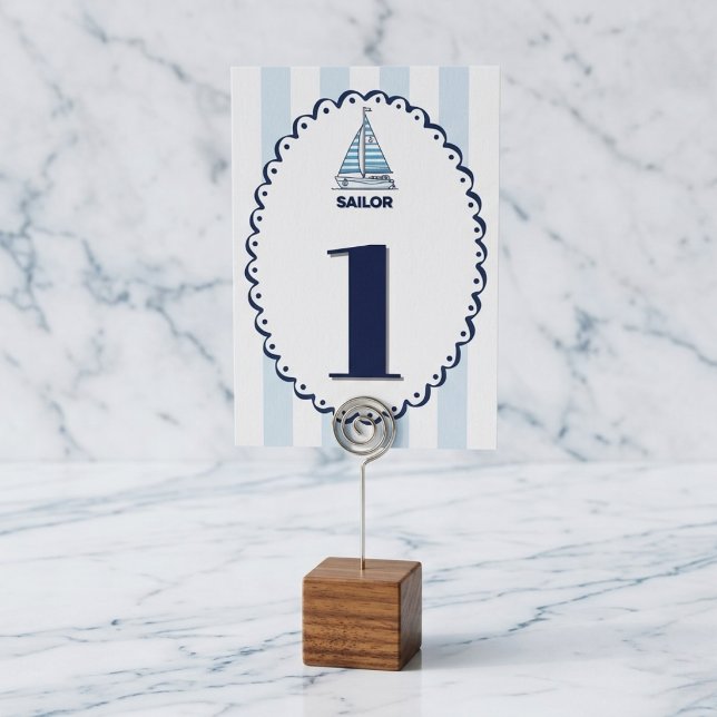 Cabana Sails Customisable Table Numbers (Smooth sailing for seating arrangements.)