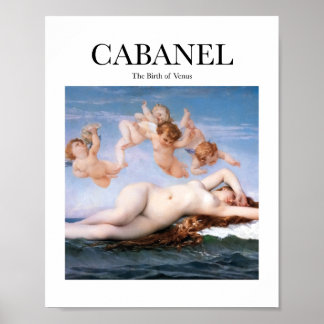 Cabanel - The Birth of Venus  Poster