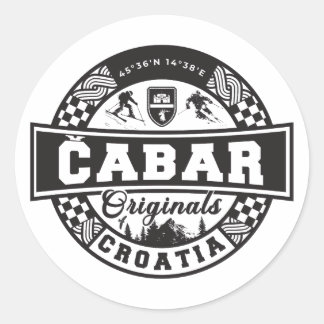 Čabar Originals Classic Round Sticker