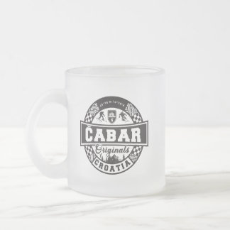 Čabar Originals Frosted Glass Coffee Mug