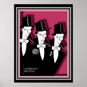 Cabaret Berlin Art Deco Print by Coles Phillips